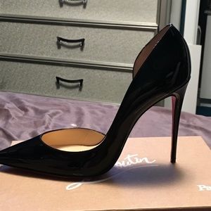 Size 42 Patent Black Christian Louboutin Iriza